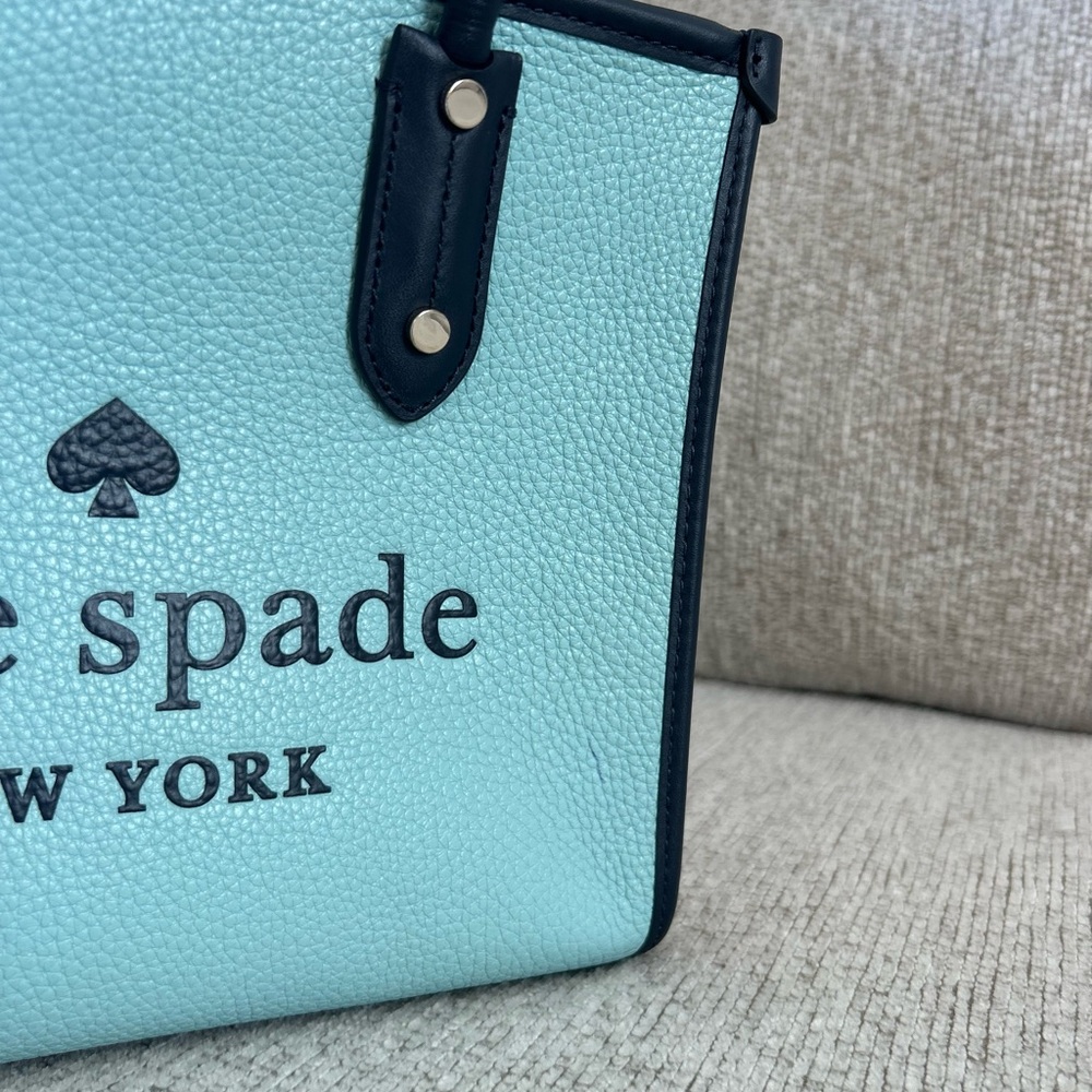 Kate Spade New York Ella mini tote in Poolside Blue - Picture 2 of 7